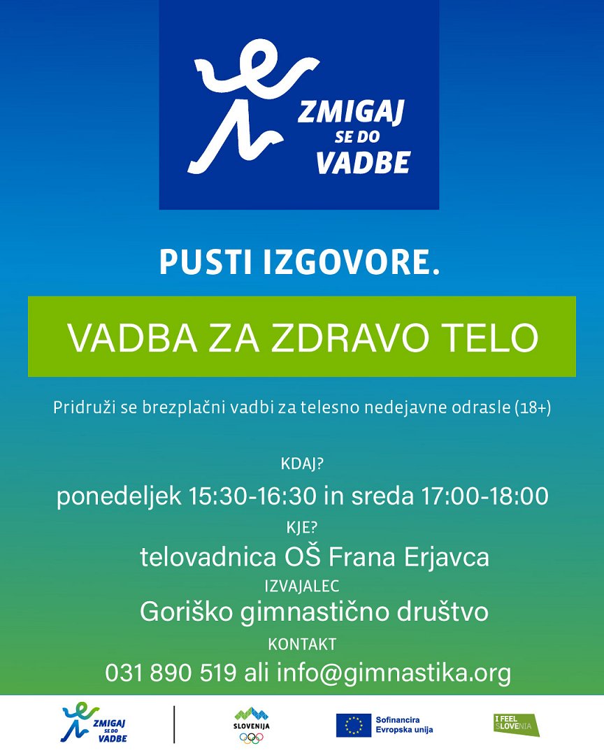 ZMIGAJ SE DO VADBE